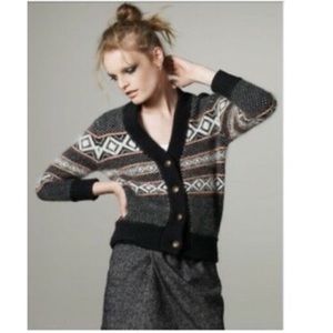 Rag & Bone Grayling Fair Isle Nordic Button up Cardigan